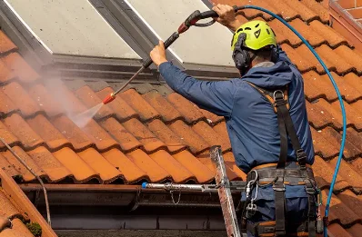 Démoussage et hydrofuge de toiture à Flavin